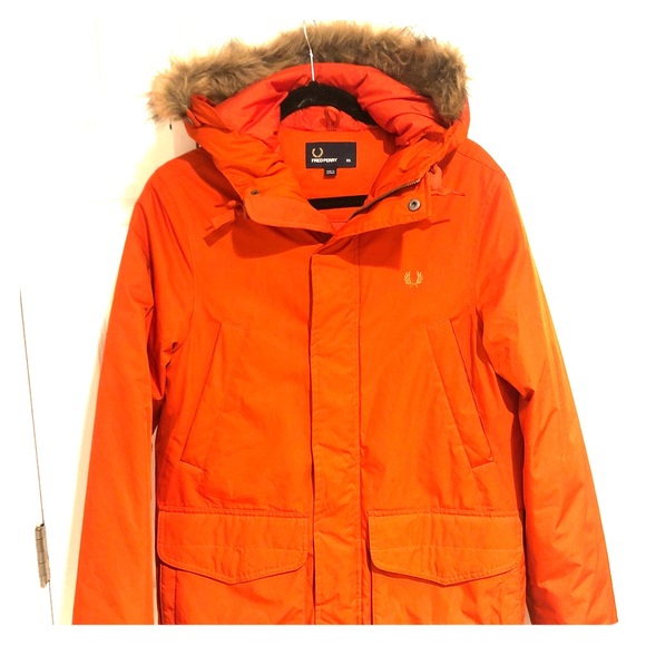 fred perry down parka